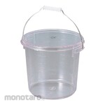 AS ONE Bucket With Polycarbonate Lid With Scale, Hanging Knob
