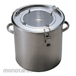 AS ONE Wadah Tertutup dengan Tutup Intip Akrilik