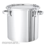 Nitto Kinzoku Kogyo Tank Sealed Stainless Steel with Handle (Kontainer Kedap)
