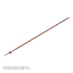 AS ONE Buret Kaca Borosilikat Dark Amber dengan Stopcock PTFE