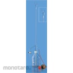 BOROSIL Burette Automatic Zero with Reservoir Rubber Bellow PTFE Stopock