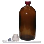SIBATA SCIENTIFIC TECHNOLOGY Round Bottle Dark Brown For Reburette 1L