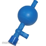 ARAM Pipette Filler Aluminum Blue with Adapter (Karet Pengisap Pipet)