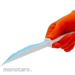 Sampling Systems [Sterilized] V-shaped spatula for powder (straight) (HDPE) double bag