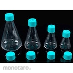 BM Equipment Erlenmeyer flask 1000ml PETG plug seal cap sterilized WNB784001 series