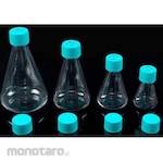 BM Equipment Erlenmeyer flask 125ml PETG plug seal cap sterile WNB781001 series