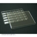 AS ONE Sample Storage Tray 5 x 5 Square T-002-25 25 Square Series
