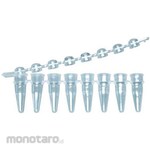 BM Equipment PCR 8 tubes & 8 dome caps 0.2ml natural PCR-8A series