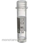 Simport MICREWTUBE Freestanding Tamper Cap Tube, Natural, With Scale, Without Cap, 1000 Pieces T341 Series