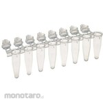 Simport PCR 8 tubes & single lock flat cap 0.2ml natural T320-2N series