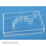 SANSYO Glass square petri dish