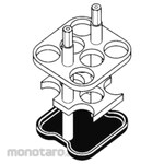 Eppendorf Adapter for Rectangular Bucket