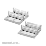 Cole Parmer Gel casting stand for 5x6cm gels includes 4 trays and 2 combs