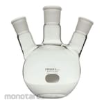 IWAKI Glass Ware Boiling Flask Flat Bottom 3 Neck