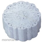 AS ONE Round lace coasters, pack of 100
