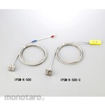 AS ONE IPSM-K-500 Series Magnetic Temperature Sensor, K Thermocouple, with Calibration Certificate
