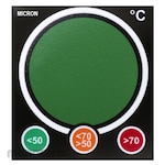 micron Traffic Light Indicator Reversible Temperature Label (Label Indikator Suhu)