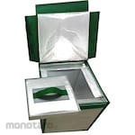 White Barin Dry ice storage container