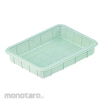 AS ONE Plastic Square Shape Basket Shallow