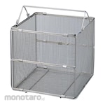 AS ONE Stainless Steel Folding Cleaning Basket