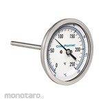 Cole Parmer Industrial Silicone Filled Bimetal Thermometer Dial Back Connection 3inch