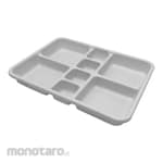 AS ONE Square Tray Kombinasi untuk Meja Lab
