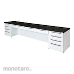 AS ONE Side Laboratory Bench Steel Unit Open Type