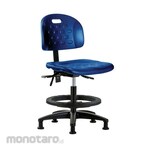 Cole Parmer Bench Height Ergonomic Chair With Foot Ring And Glides