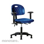 Cole Parmer Desk Height Ergonomic Chair With Arm Rests And Glides