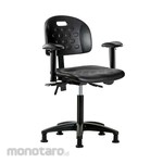 Cole Parmer Ergonomic Chair Bench Height With Arm Rests And Glides