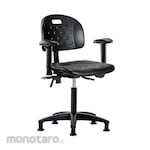 Cole Parmer Ergonomic Chair Desk Height With Arm Rests And Glides