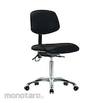 Cole Parmer Ergonomic Chair ESD Bench Height In Chrome With Casters