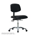 Cole Parmer Ergonomic Chair ESD Desk Height In Chrome With Casters