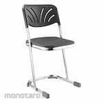 NATIONAL PUBLIC SEATING Square Stool Sled-Base Leg