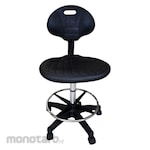 Robust Laboratory Stool With Back Rest