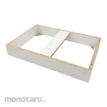 AS ONE Wood Stocker Wooden Chemical Closet