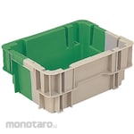 AS ONE SN Container N#10 with drainage hole A Gray/Green