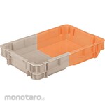 AS ONE SN Container N#14 with drainage hole A Gray/Orange