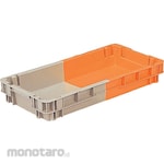 AS ONE SN Container N#21 with drainage hole A Gray/Orange
