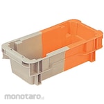 AS ONE SN Container N#4 with drainage hole A Gray/Orange