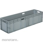 AS ONE TP Standard Container TP3103 with long and short handles + no long holes, light gray