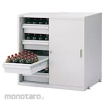 AS ONE Rail Shelf for Earthquake-Resistant Chemical Storage