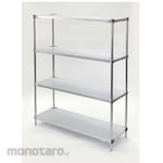 AS ONE PROFACE Great Solid Galvanized Shelf 4-Tier Set MG4 Series