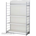 AS ONE Partition Rack, White, 61-801 Series