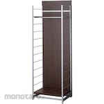 AS ONE Partition rack, brown, 61-801 series