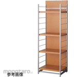 AS ONE Partition rack, natural, 61-801 series