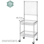 Store Express Shelf wagon, 159cm tall, 2 tiers, with expandable net.