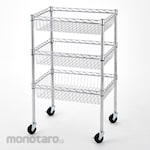 Store Express Shelf wagon, 98cm tall, 3 tiers.