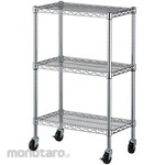 Store Express Wire rack, 45cm deep, with casters.
