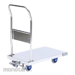 AS ONE Quiet Stainless Steel Platform Truck with Brake Withstand Load